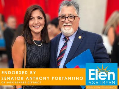 US senator supports American Armenian in Democratic Party county central committee election