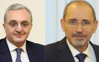 Armenia FM has phone conversation with Jordan colleague