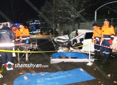 Tragic road accident in Yerevan, driver dies on the spot