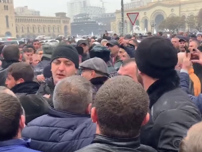 Armenia cattle farmers end protest outside government building