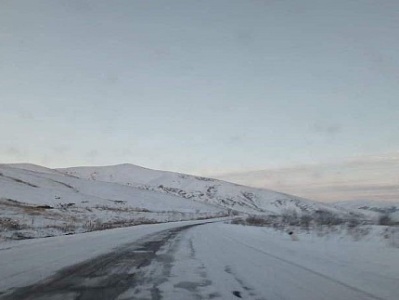 Սոթք-Քարվաճառ ավտոճանապարհը դժվարանցանելի է. Սյունիքում տեղ-տեղ առկա է մերկասառույց