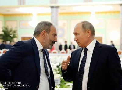 Newspaper: When will official Putin-Pashinyan visits take place?