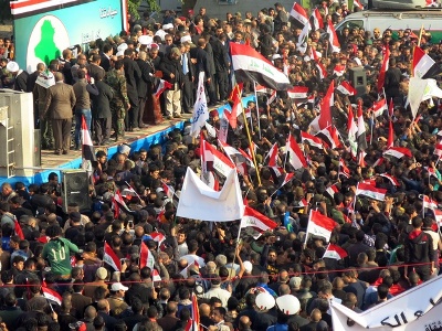 Protests held in Baghdad demanding withdrawal of US troops from Iraq