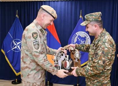 Armenian peacekeepers in Kosovo, Germany mark 28th anniversary of Armenia army