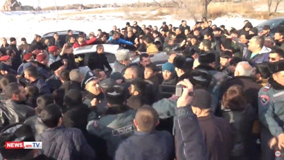 One of Armenia villagers protesting soldier’s death dies of heart attack during demonstration