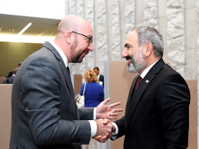 Armenia PM has phone conversation with European Council head