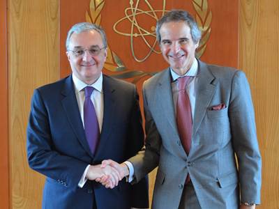 Armenia FM in Austria, meets with IAEA chief