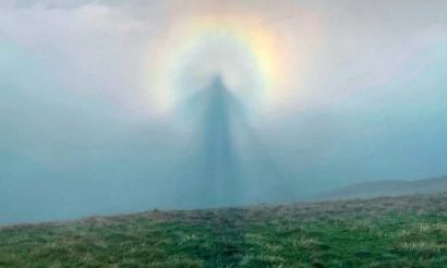 Жителю Британии удалось запечатлеть на фотоаппарат «ангела в небе»