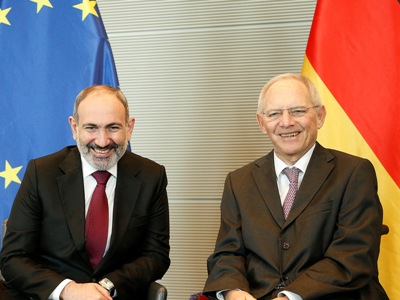 Wolfgang Schauble: Germany supports judicial reforms in Armenia