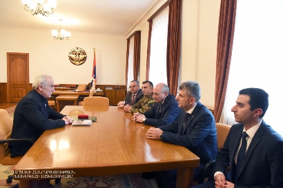 Karabakh President awards filmmaker with Vachagan Barepasht medal