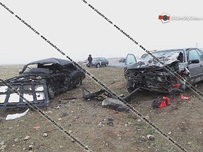 Major road accident in Armenia’s Ararat, 1 dead and 1 injured