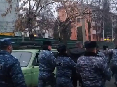 Protesters apprehended in Karabakh (VIDEO)