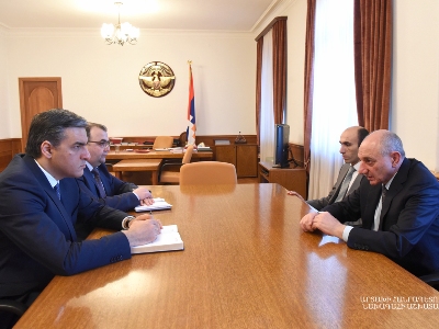Բակո Սահակյանը Արման Թաթոյանի հետ քննարկել է մարդու իրավունքների պաշտպանությանը վերաբերող հարցեր