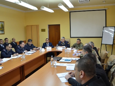 Armenia Investigative Committee deputy chairman has working meeting with Artsakh Defense Army commanders