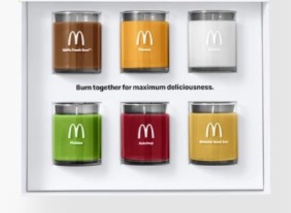 McDonald’s намерен запустить в продажу свечи с ароматами еды