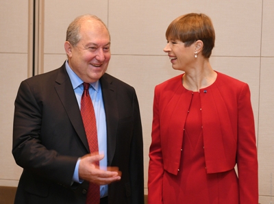 Armenia President congratulates Estonia counterpart