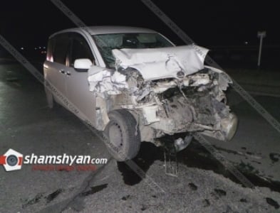 Արարատում Toyota Sienna-ի վարորդը վրաերթի է ենթարկել 57-ամյա հետիոտնին եւ բախվել վերջինիս «ԳԱԶ 3110»-ին. կան վիրավորներ