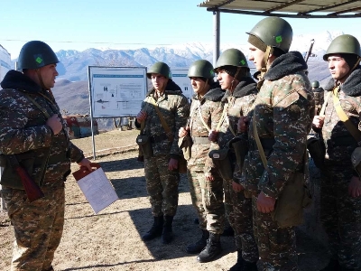 Կրակային պատրաստության գործնական պարապմունքներ 1-ին զորամիավորումում