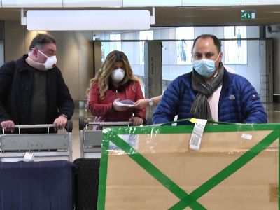 One passenger arriving on Milan-Yerevan flight hospitalized