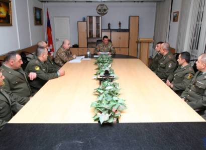 ՊԲ նորանշանակ հրամանատար Ջալալ Հարությունյանի մոտ կայացել է կադրային ընդունելություն