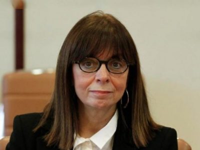 Greece 1st female president sworn in