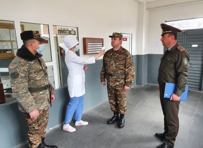 В воинских частях ВС Армении проведена незапланированная проверка
