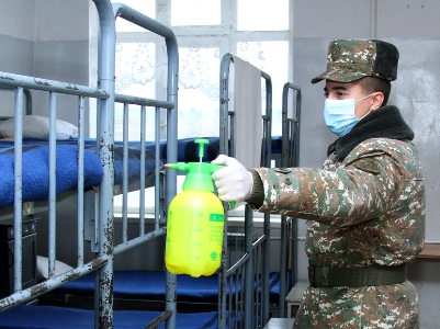 В Армии обороны Арцаха не зафиксировано ни одного случая заражения коронавирусом