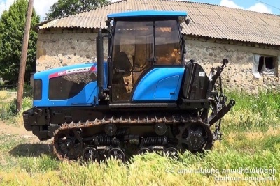 Tractor overturns in Armenia village, driver dies on the spot