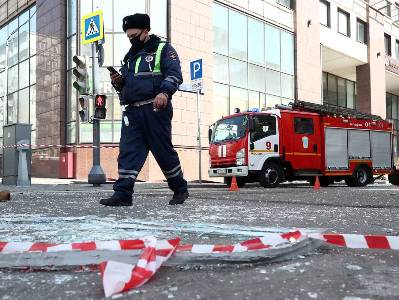 Explosion takes place in business center building in central Moscow