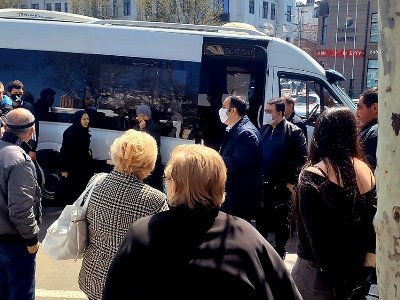 Embassy in Georgia sends 4th group of Armenia citizens to homeland (PHOTOS)