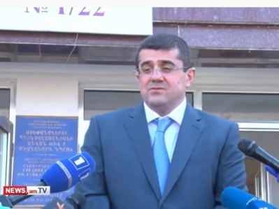 Karabakh presidential candidate's spokesperson presents preliminary results