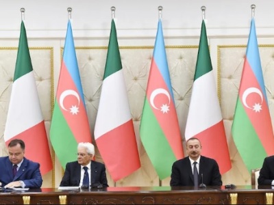 What is Italy's new approach to Azerbaijan, Karabakh conflict?
