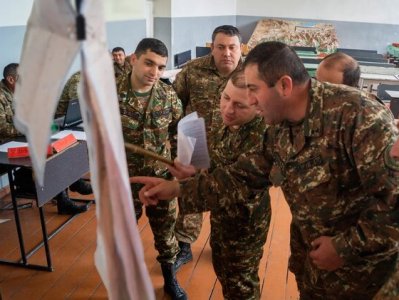 4-րդ զորամիավորման զորամասերից մեկում անցկացվել են շտաբային մարզումներ