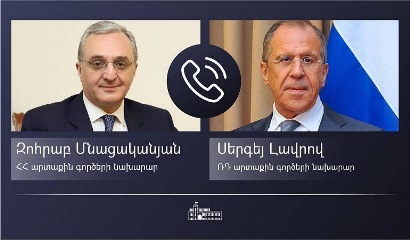Armenian and Russian FMs speak about peaceful process of Karabakh conflict