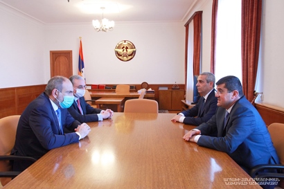 ՀՀ վարչապետն ու Արցախի նախագահը արտաքին քաղաքական հարցերի շուրջ խորհրդակցություն են անցկացրել