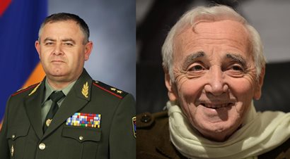 One of military positions on Armenia border is called "Aznavour"