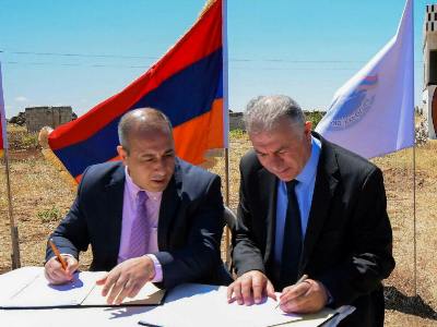 Armenia humanitarian mission demines 2 mine fields with area of about 51,000 square meters in Aleppo
