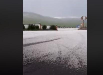 Ուժեղ կարկտահարություն Գորիսում. Սուրենյանը տեսանյութ է հրապարակել (վիդեո)