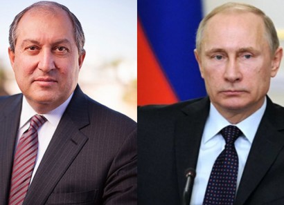 Արմեն Սարգսյանը շնորհավորական ուղերձ է հղել Վլադիմիր Պուտինին