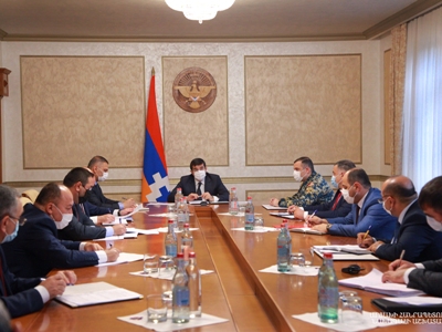 Drinking water issue discussed during consultation convened by Karabakh President