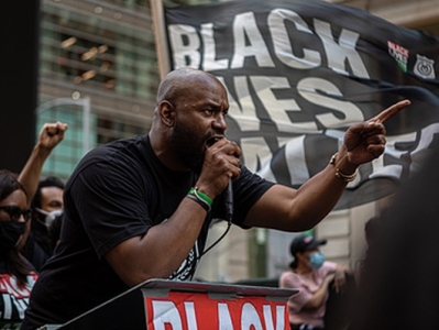 Black Lives Matter New York leader threatens to 'burn down system in America'