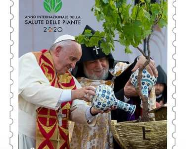 New stamp dedicated to Pope Francis' visit to Armenia is issued