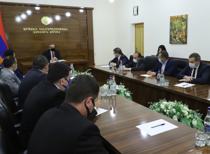 Արման Բաբաջանյանի հիմնադրած նախաձեռնության անդամները հանդիպել են Արցախի ԱԺ նախագահին եւ ԱԳ նախարարին