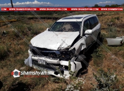 Գեղարքունիքում Toyota Land Cruiser-ը մի քանի պտույտ շրջվելով՝ հայտնվել է ձորակում. Կան վիրավորներ (ֆոտո)