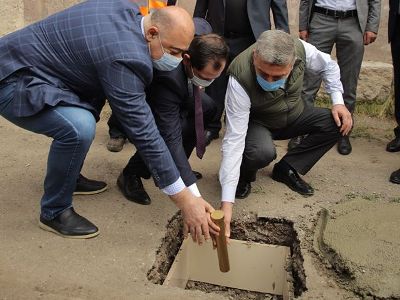 Groundbreaking held for program on Gyumri roads to be renovated