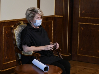 Armenia President discusses establishment of Armenian Park with architect Anahit Tarkhanyan