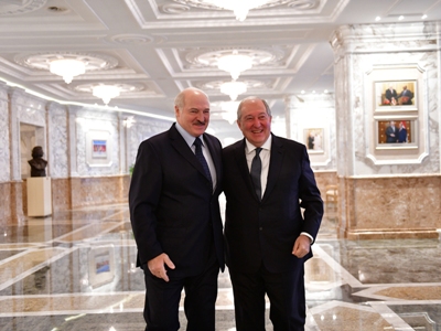 Armenia President has telephone conversation with Belarus counterpart