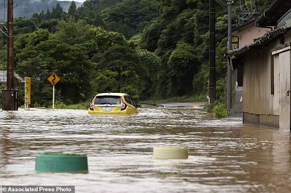 Наводнение в Японии: сообщается о нескольких погибших, десятки ...
