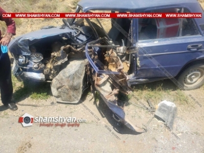 Խոշոր ավտովթար Սյունիքի մարզում. բախվել են Opel-ն ու 06-ը. կա վիրավոր