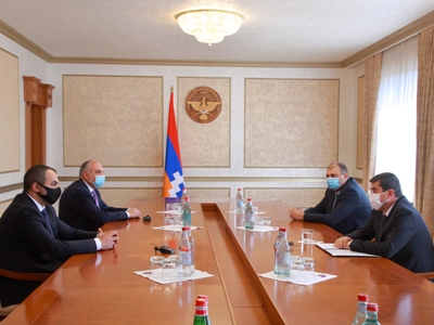 Karabakh President receives Armenia Prosecutor General